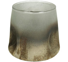 Kerzenständer Glas Weiß 13x13x12cm