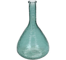 Vase aus recyceltem Glas, grün, 25x15x15cm