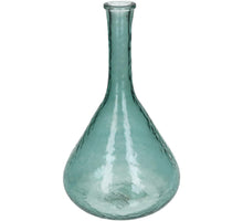 Vase aus recyceltem Glas, grün, 31x18x18cm