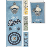 FLASCHENÖFFNER 30X10X4CM MDF 3 FARBLICH SORTIERT