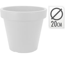 BLUMENTOPF EK RUND DURCHMESSER 60CM WEISS