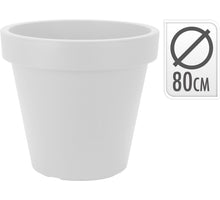 BLUMENTOPF EK RUND DURCHMESSER 50CM GRAU