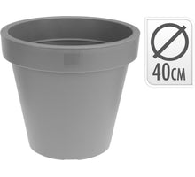 BLUMENTOPF EK RUND DURCHMESSER 30CM ANTHRAZIT