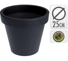 BLUMENTOPF EK RUND DURCHMESSER 80CM ANTHRAZIT