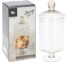 VORRATSDOSE GLAS MIT DECKEL D14 H26CM KLAR