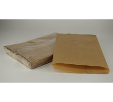 100 Papiertüten 17,5 x 26 cm in Naturfarbe.