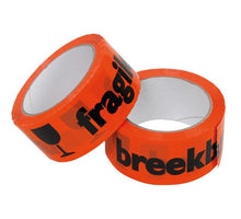 Rolle Warnband IEZZY zerbrechlich 50mmx66m orange/schwarz