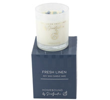 Duftkerze 260g frische Wäsche 11,7x11,7x8,9cm