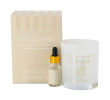 Duftkristall mit 15 ml ätherischem Vanillecreme-Öl, 9,6 x 9,6 x 14 cm