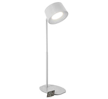 Lampe Design LED auf Batterie weiß, mit Wandhalterung 12x12x35cm