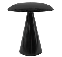 Schreibtischlampe Mush LED auf Batterie schwarz, abnehmbarer Schirm 23x23x26cm