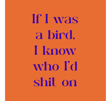 Fliesenbildchen: Wenn ich ein Vogel wäre