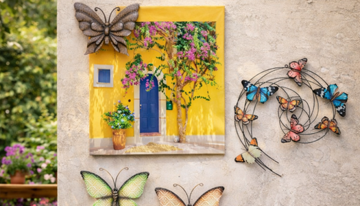 Wanddeko für den Außenbereich
