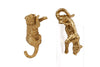 Tischkerze X4 "Arcadian" metallic gold 3x3x15cm