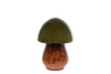 Skulptur "Mushroom" S mehrfarbig grün/rot Glas 9x9x14cm