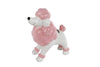 Spardose "Pudel" weich rosa Keramik 16.5x9x18cm