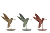 Skulptur "Kolibri", Farbe 3, sortiert, Metall, 12,5 x 5 x 14 cm