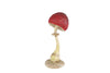 Sculptuur "Round Mushroom" multicolor polystone 9x8x18cm