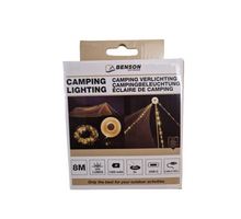 Campingbeleuchtung 2-in-1, wiederaufladbar und aufrollbar