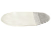 Schale Oval Gusta 41x20x2,5cm Steingut Grau