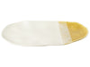 Schale Oval Gusta 29x16x2,5cm Steingut Ocker
