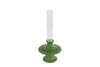Vaas "Sari" S groen aardew 12x12x25cm