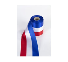 Vp lint Landenkleur 70mmx25mtr. rood/wit/blauw