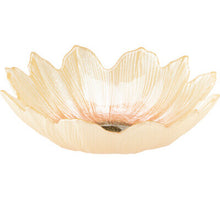 SCHALE GLAS 15CM BLUMENMUSTER
