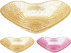 GLASHERZ-SCHILD 16CM 2-FARBIG