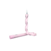 Kerze "Flex" rosa gedreht Silikon 41cm 1xAAA exkl. Batterie