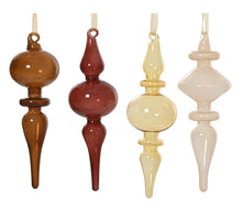 Ornament glas 4ass dia6.2cm x H.19.4cm
