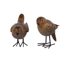 Dekoration Spatz auf Beinen 2 sortiert 10,7x9,1x5,3 cm