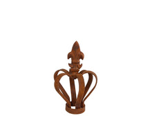 Krone S natur rost 9x9x11cm