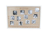 Fotorahmen "MF Jahr wachsen" (5x5) 12x nass/weiß Holz 44x40x1,5cm