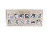 Fotorahmen "MF Jahr" (5x5) 12x nass/weiß Holz 47x22x1,5cm