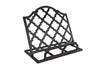 Buchständer „Jannie“, schwarzes Metall, 28,5 x 15,5 x 25 cm