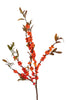 Beeren-Zweig 80cm orange