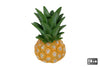 Kerzenleuchter "Ananas" gelb/grün aus Polystone 12x12x18cm