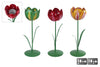 Kerzenhalter/Teelichthalter "Tulip" L 3er-Set Metall 8x8x25cm