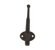 Haken Gusseisen 4.7x4.7x12cm Braun
