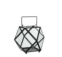 Lois Laterne schwarz - l30xb30xh24cm