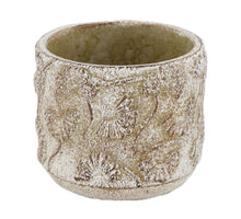 Pflanzgefäß Zement 11.5x11.5x9.5cm Antik Grau