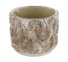 Pflanzgefäß Zement 13.5x13.5x11.5cm Antik Grau