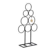 Rahmen Baum der Kreise 43x78cm schwarz
