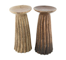 Kerzenhalter Keramik 9.9x9.9x21cm 2 Gemischt braun