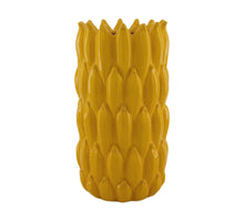 Vase Banane Keramik 16x16x30cm Gelb
