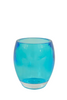 Teelichthalter (schweres, dickes Glas) H10 D7cm aquafarben