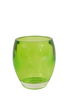 Teelichthalter (schweres, dickes Glas) H10 D7cm grün