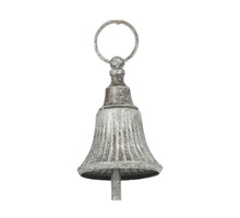 Glocke Metall 9x9x13cm Silber