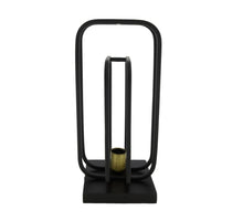 Tischlampe Metall 20.5x20.5x43cm Matt Schwarz